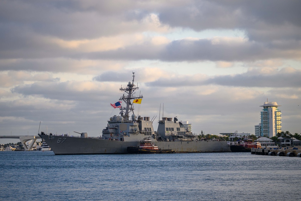 U.S. Navy Ships Arrive for FWFL 2025