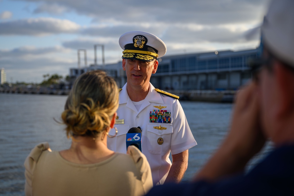 U.S. Navy Ships Arrive for FWFL 2025