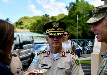 Honduran Minister of Defense Visits Fort Buchanan