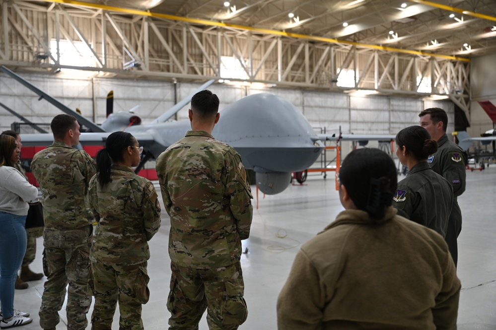 926th Wing Airmen Tour Creech Air Force Base