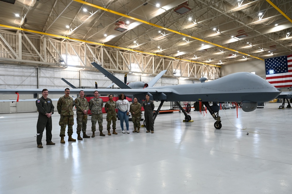 926th Wing Airmen Tour Creech Air Force Base