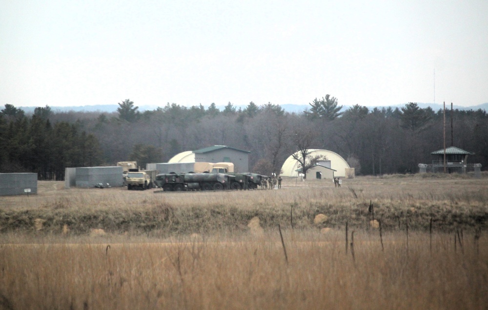 Wisconsin National Guard troops with 147th Aviation Regiment hold April 2025 drill training at Fort McCoy