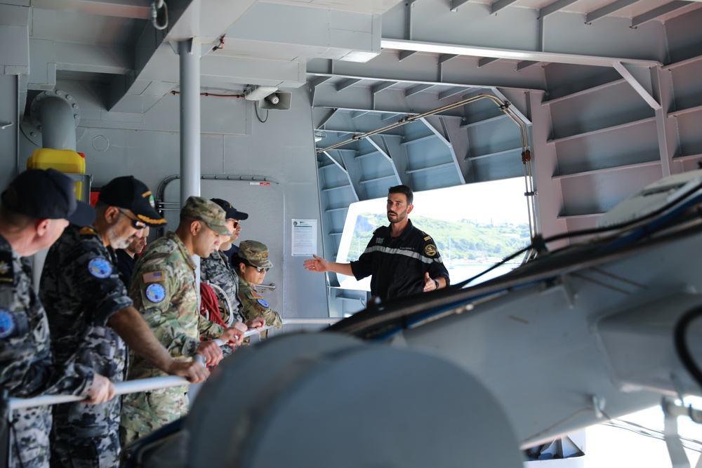 322nd Civil Affairs Team Engages with French Navy During Offshore Patrol Vessel Tour at Croix du Sud 25