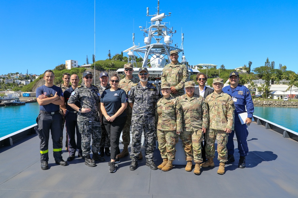 322nd Civil Affairs Team Engages with French Navy During Offshore Patrol Vessel Tour at Croix du Sud 25