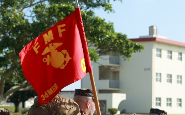 3D Marine Expeditionary Brigade conducts 10-kilometer conditioning hike aboard Camp Hansen