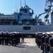 CFAS Commander Capt. Fontaine Attends JMSDF JS Uraga Arrival Ceremony