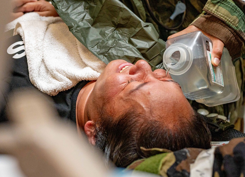 Postured to respond - 18th MDG holds mass casualty exercise