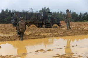 U.S. Marine in Guam Leads the Pack