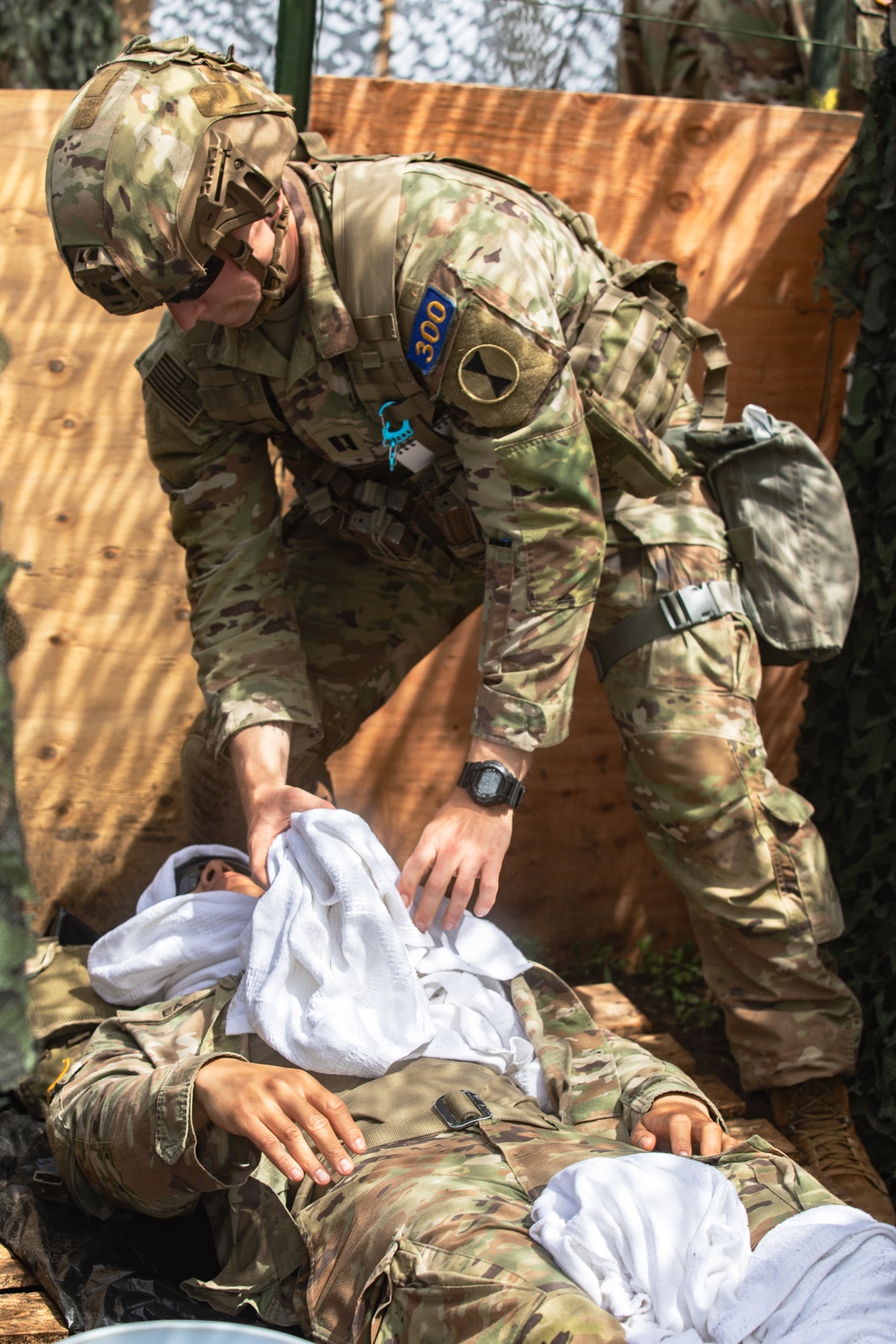U.S. Army and Republic of Korea soldiers compete in Expert Soldier, Infantry and Field Medical Badge training.