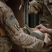 Combat engineers prepare equipment for training in Tunisia