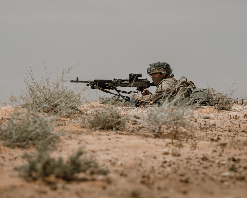 Artillery Sky Soldiers conduct training in Tunisia