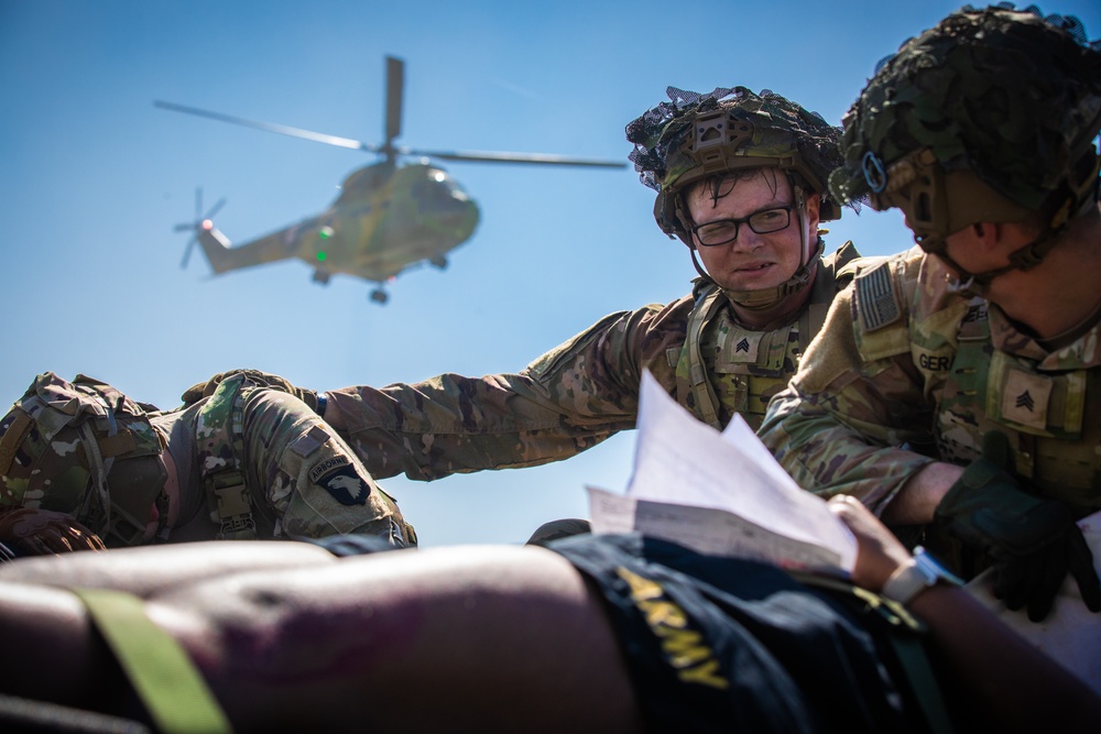 U.S. and NATO Forces Conduct MASCAL exercise in Romania