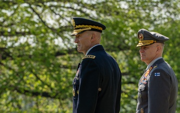 Army Full Honor Arrival Ceremony for Lt. Gen. Pasi Välimäki, Commander of the Finnish Army