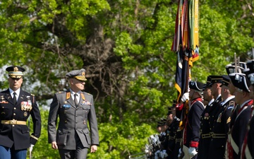 Army Full Honor Arrival Ceremony for Lt. Gen. Pasi Välimäki, Commander of the Finnish Army