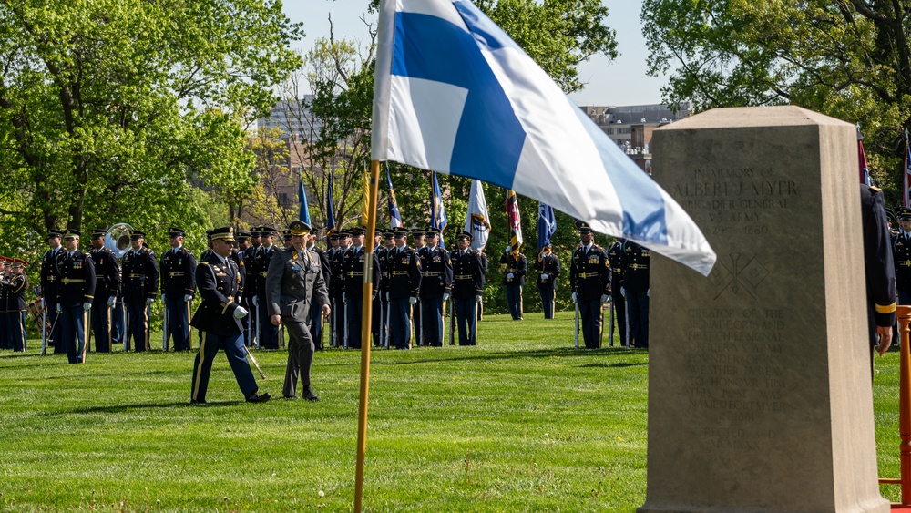 Army Full Honor Arrival Ceremony for Lt. Gen. Pasi Välimäki, Commander of the Finnish Army