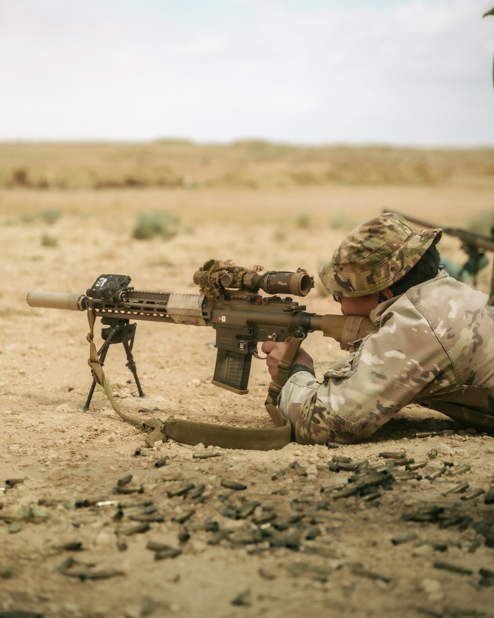 173rd Airborne Brigade trains with US, Tunisian sniper rifles