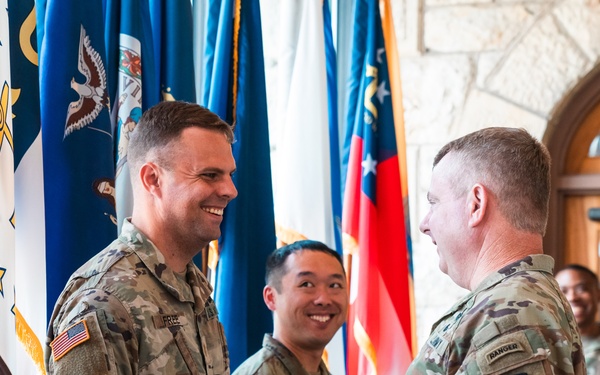 Army Material Command Coin Presentation