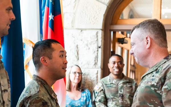 Army Material Command Coin Presentation