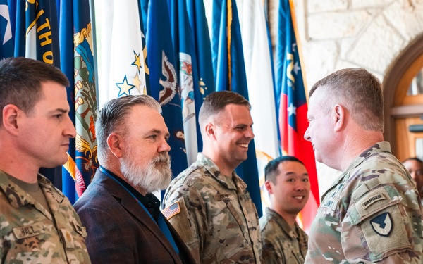 Army Material Command Coin Presentation