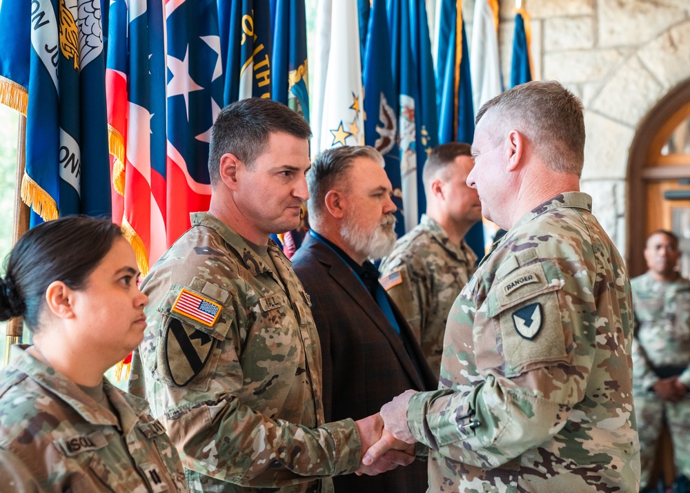 Army Material Command Coin Presentation