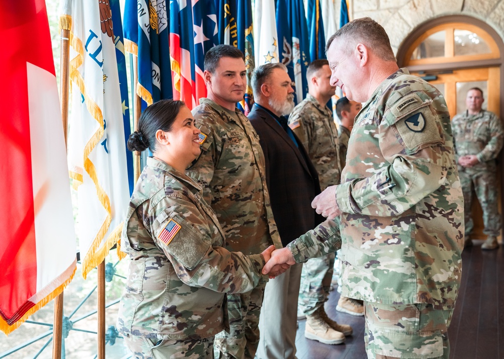 Army Material Command Coin Presentation