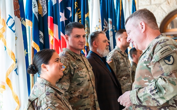 Army Material Command Coin Presentation