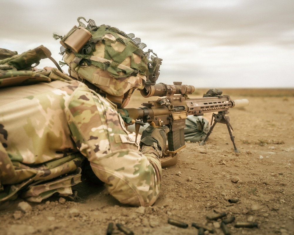 173rd Airborne Brigade trains with US, Tunisian sniper rifles