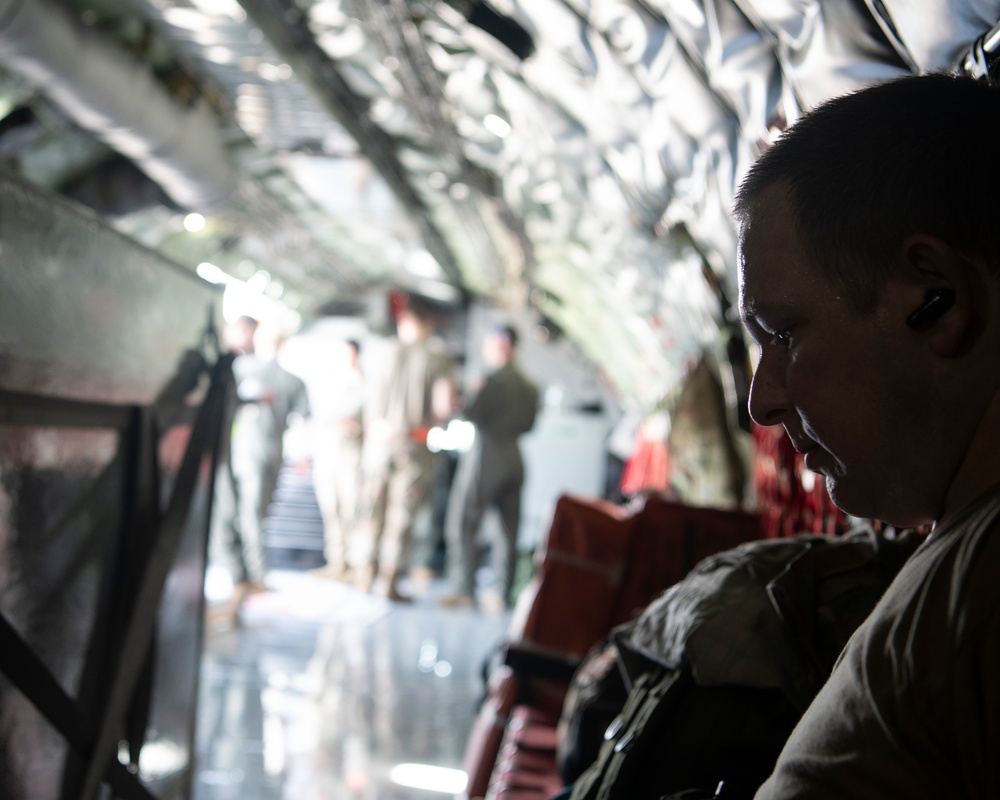 Air National Guard members prepare to take flight as part of Operation Maverick's Armistice