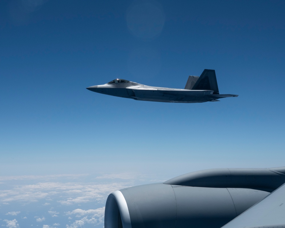 Virginia Air National Guard pilots fly F22 Raptors Operation Maverick's Armistice