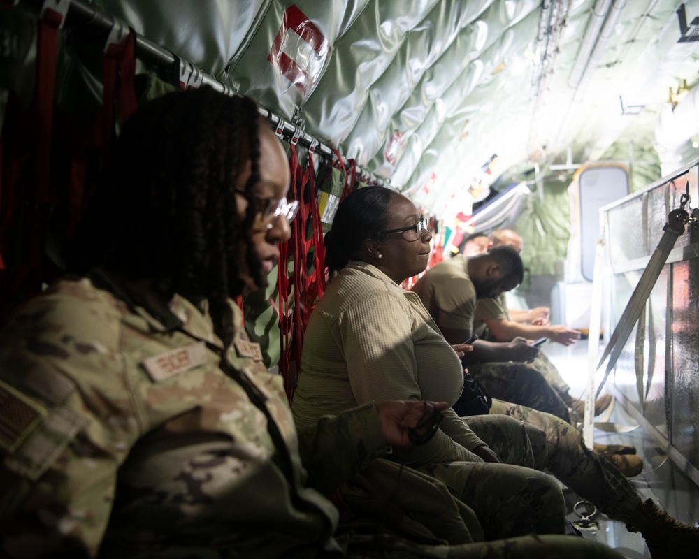 Air National Guard members prepare to take flight as part of Operation Maverick's Armistice