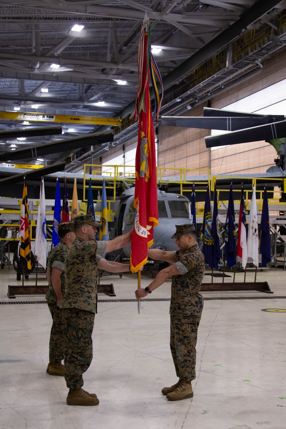 MALS-49 Change of Command Ceremony