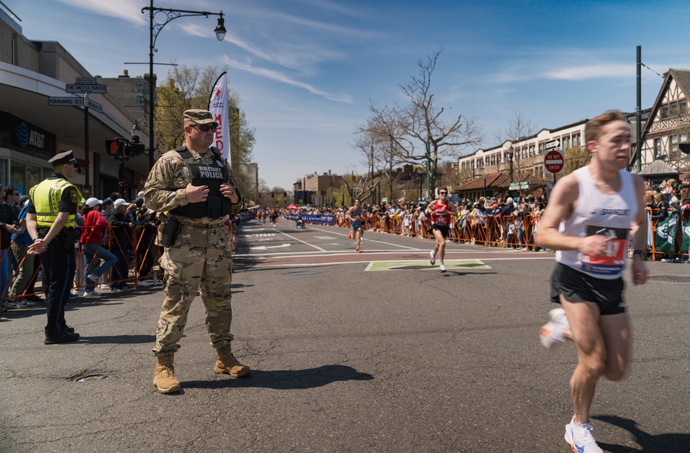 MA National Guard Supports Security at Boston Marathon