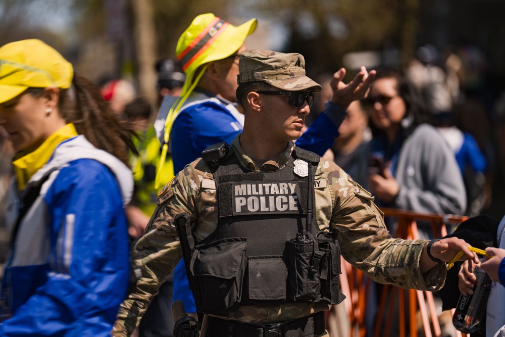 MA National Guard Supports Security at Boston Marathon