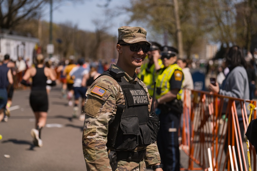 MA National Guard Supports Security at Boston Marathon