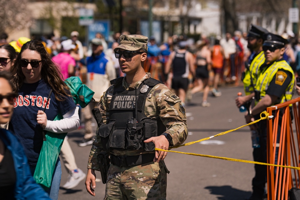 MA National Guard Supports Security at Boston Marathon