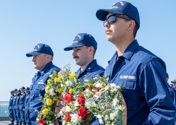 Coast Guard Cutter Calhoun crew honors memory of cutter torpedoed in WWI