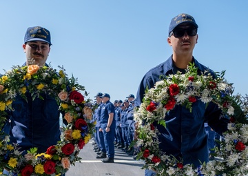 Coast Guard Cutter Calhoun crew honors memory of cutter torpedoed in WWI