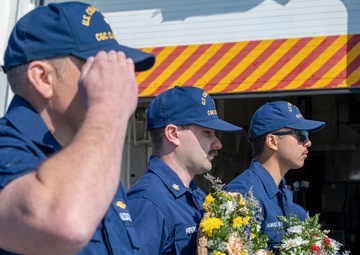 Coast Guard Cutter Calhoun crew honors memory of cutter torpedoed in WWI