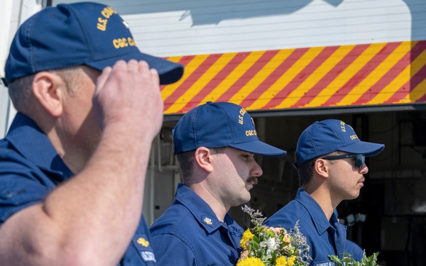 Coast Guard Cutter Calhoun crew honors memory of cutter torpedoed in WWI