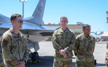 Air Education and Training Command command chief visits Holloman Air Force Base