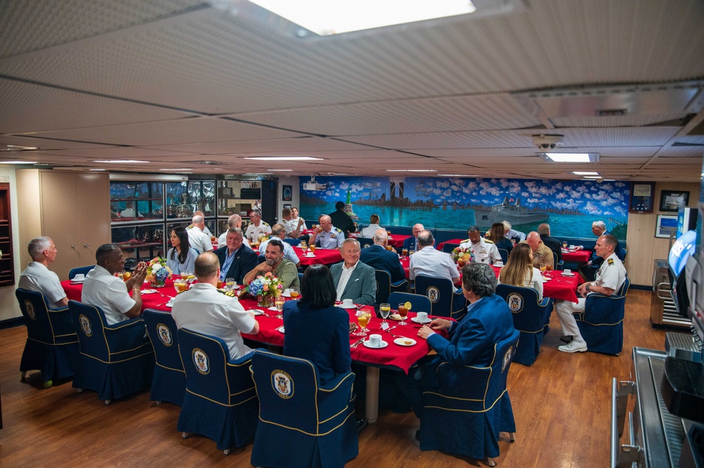 USS New York Hosts Fleet Week Luncheon
