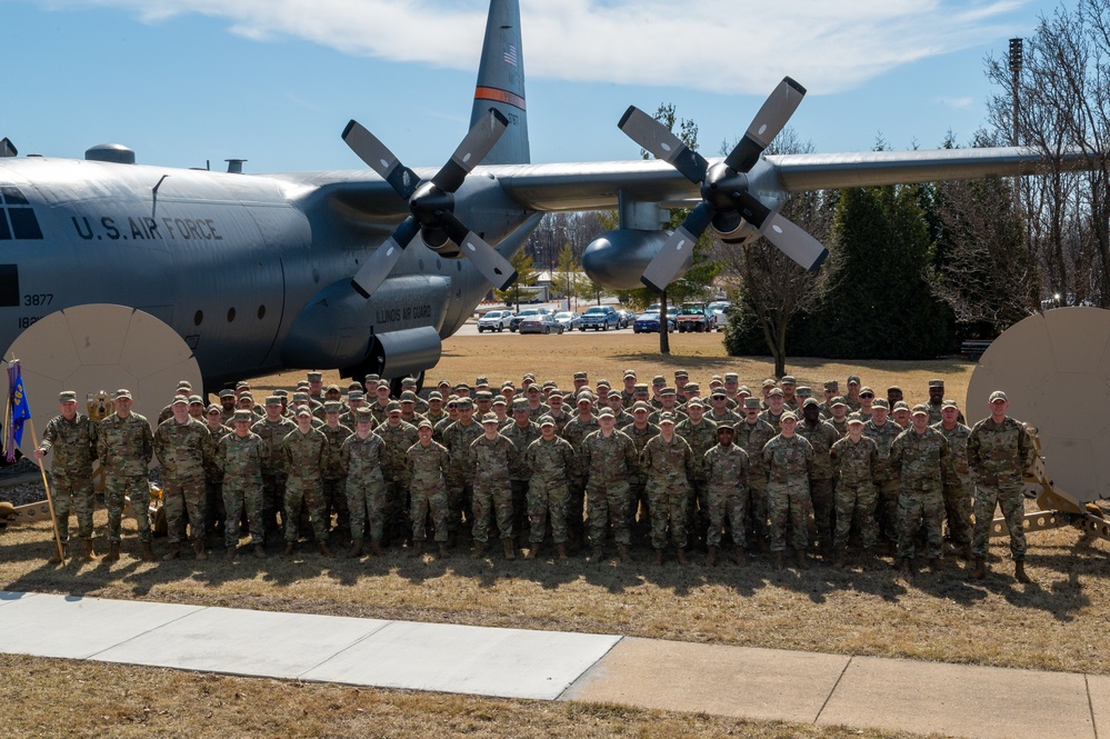 Group Photo of the 264th Combat Communications Squadron
