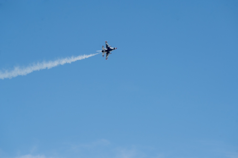Thunderbird Touches Down for Air Power Over Hampton Roads Airshow
