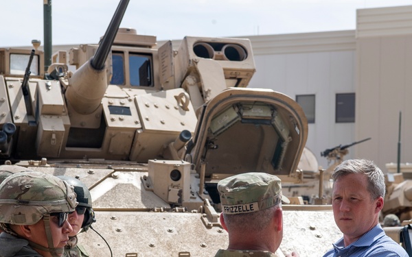 Secretary of the Army, Dan Driscoll, conducts a troop visit to Soldiers at Fort Bliss and deployed to the southern border.