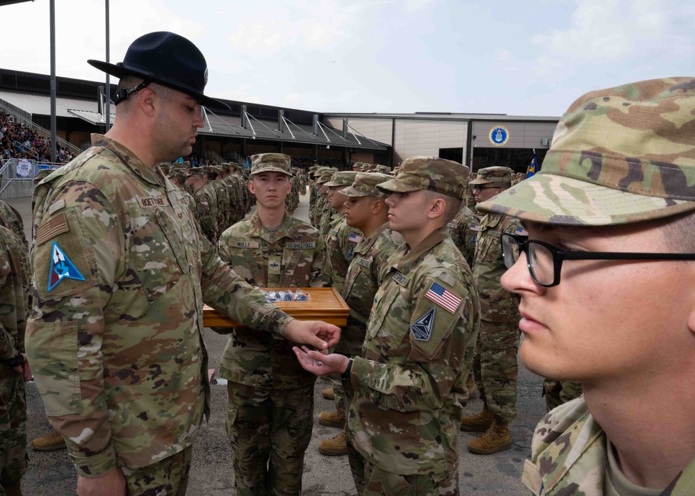 Department of the Air Force BMT Coin Ceremony