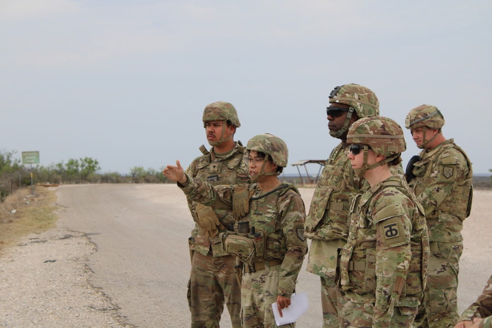 90th Sustainment Brigade commander visits 877th Engineer Company at Del Rio