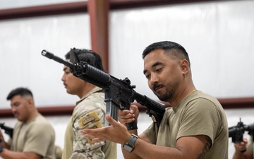 Warrior Airmen Training weapons handling