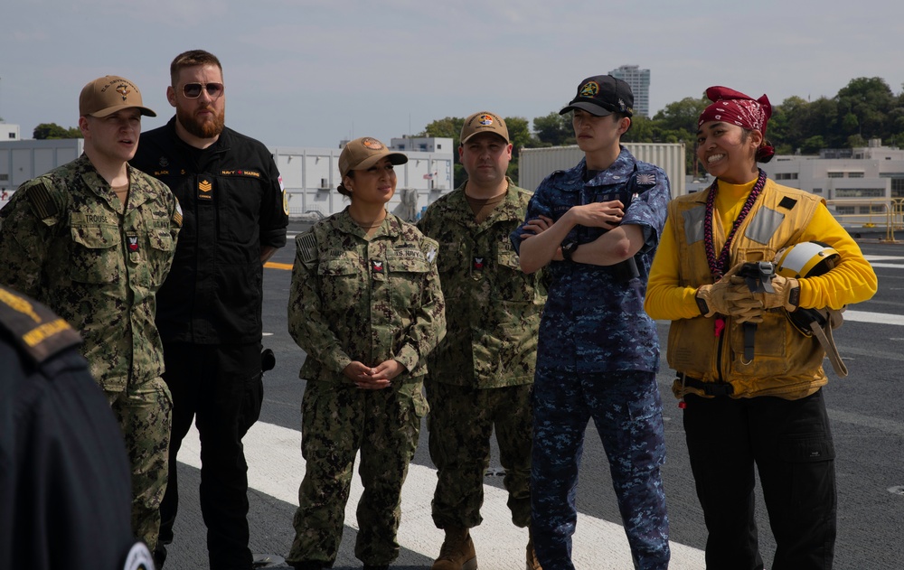 Indo Pacific Sailors of the Year Tour George Washington