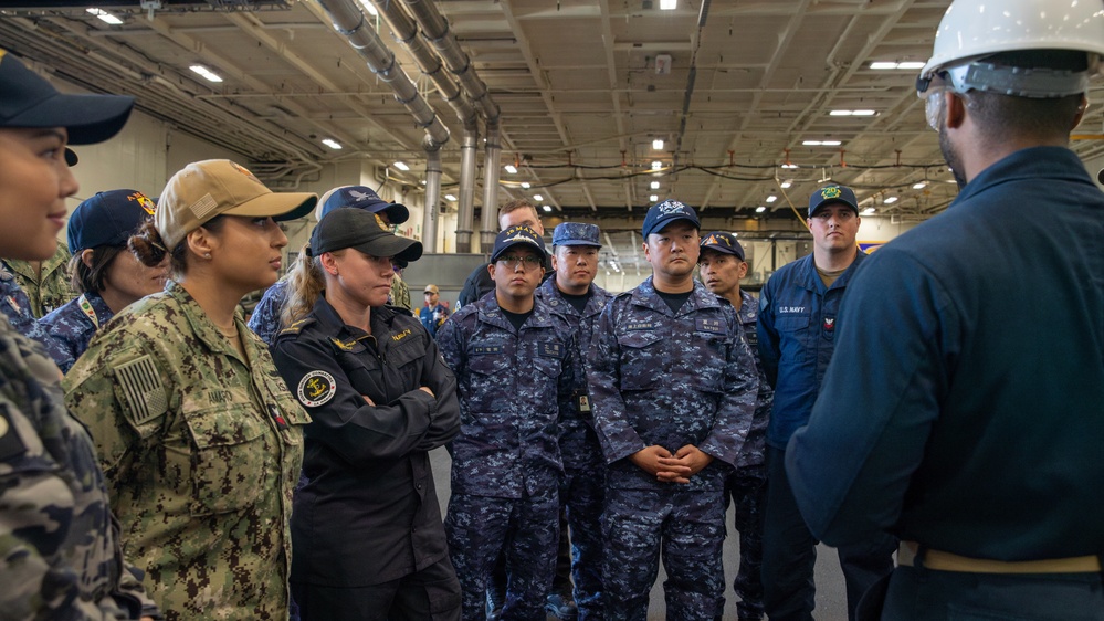 Indo Pacific Sailors of the Year Tour George Washington