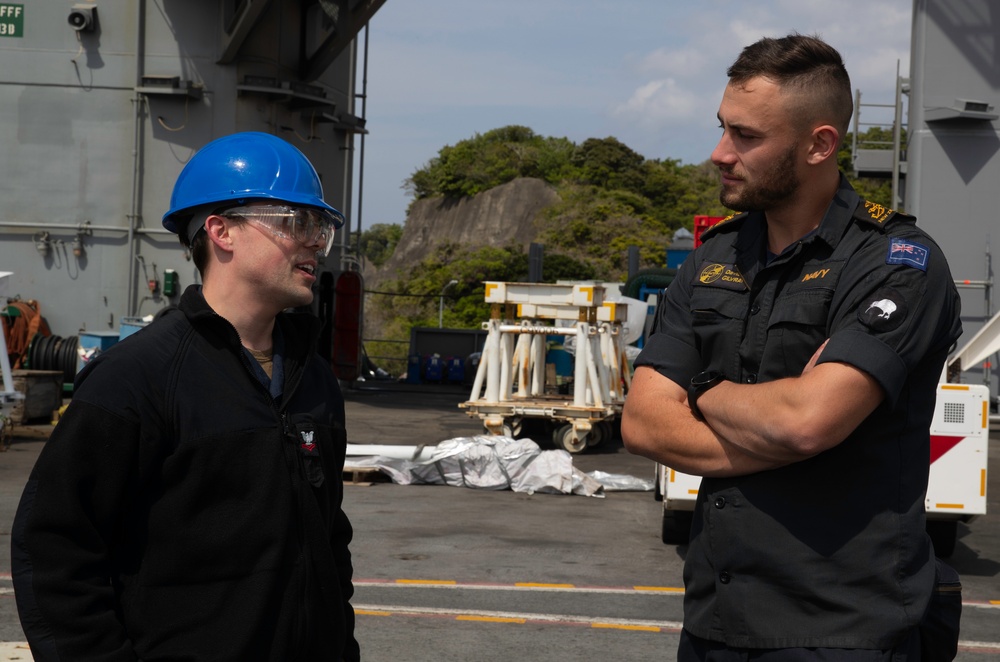 Indo Pacific Sailors of the Year Tour George Washington